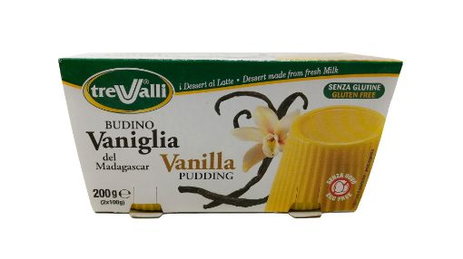 Imagen de PUDDING SABOR VAINILLA TREVALLI SIN GLUTEN 2 UND 200 g 