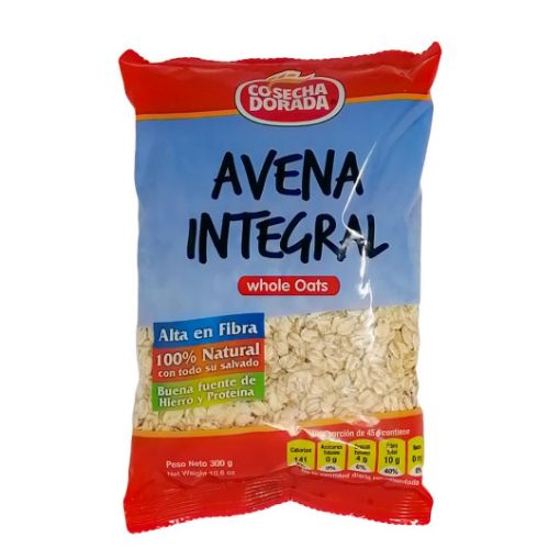 Imagen de AVENA COSECHA DORADA INTEGRAL EN HOJUELAS 300 G