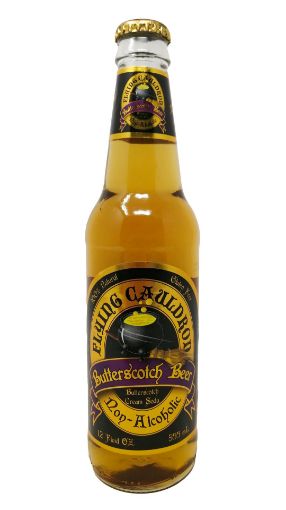 Imagen de CERVEZA DE MANTEQUILLA ESCOCESA FLYING CAULDRON SIN GLUTEN BOTELLA 355 ml 