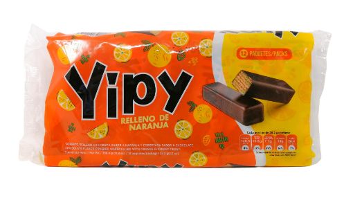 Imagen de GALLETA YIPY RELLENO DE NARANJA 12 UND 338 g 