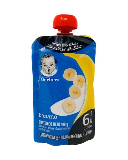 Imagen de COLADO GERBER DE BANANO DOYPACK 100 g 