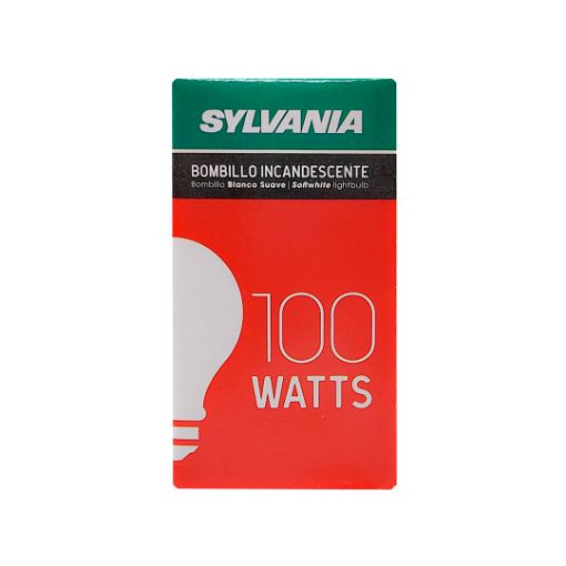 Imagen de BOMBILLO SYLVANIA OPACO 100 W 1.00 UND