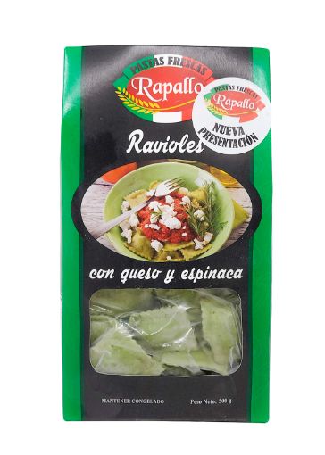 Imagen de RAVIOLES RAPALLO CON QUESO Y ESPINACA 500 G