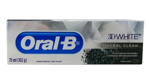 Imagen de CREMA DENTAL ORAL-B 3D WHITE MINERAL CLEAN FRESH MINT 75 ML