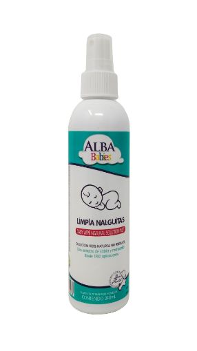 Imagen de SUSTITUTO ALBA BABIES DE PAÑUELOS HÚMEDOS LIMPIA NALGUITAS EN SPRAY 240 ML