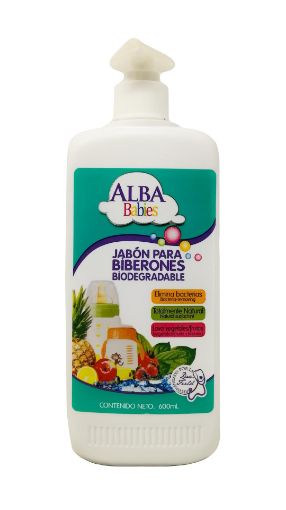 Imagen de JABÓN ALBA BABIES BIODEGRADABLE PARA BIBERONES 600 ML