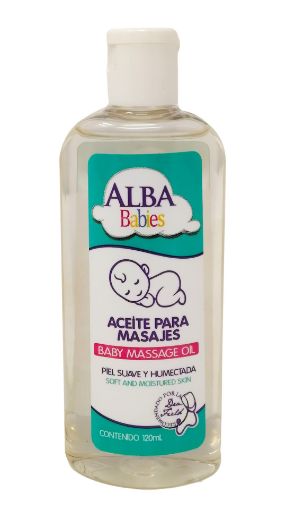 Imagen de ACEITE PARA BEBÉ ALBA BABIES PARA MASAJES 120 ML