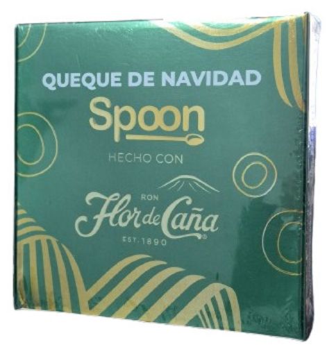 Imagen de QUEQUE NAVIDEÑO SPOON CON RON FLOR DE CAÑA CAJA 700.00 G