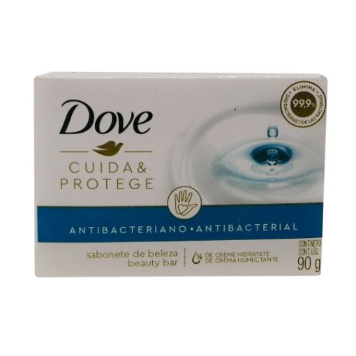 Imagen de JABON DE TOCADOR DOVE CUIDA & PROTEGE ANTIBACTERIAL 90 g 