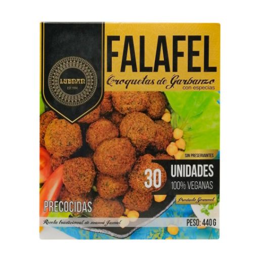 Imagen de CROQUETA LUBNAN FALAFEL DE GARBANZO PRECOCIDAS 30 UND 440 G