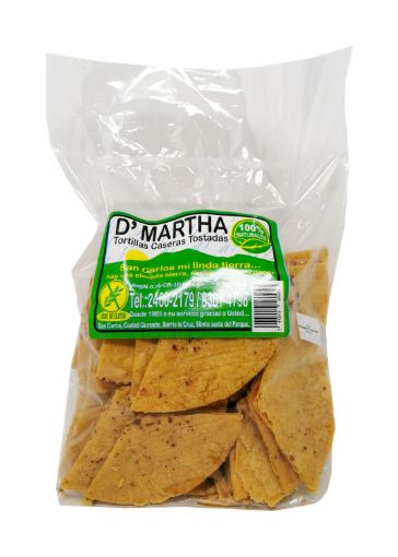 Imagen de TORTILLAS  D'MARTHA CASERAS TOSTADAS 100% NATURALES SIN GLUTEN 370.00 G