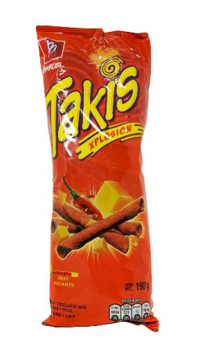 Imagen de SNACKS  BARCEL TAKIS XPLOSION QUESO & CHILE  190 g 