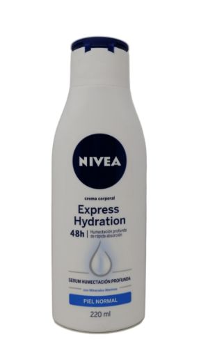 Imagen de CREMA CORPORAL NIVEA EXPRESS HIDRATION PIEL NORMAL 220 ML