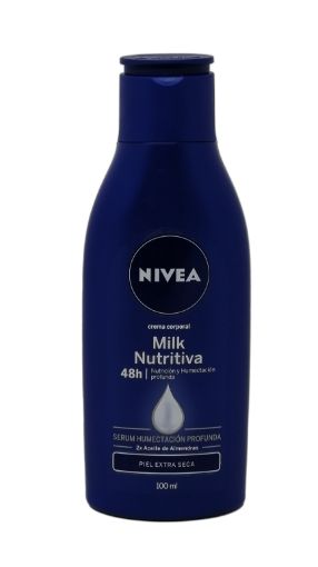 Imagen de CREMA CORPORAL NIVEA MILK NUTRITIVA PIEL EXTRA SECA 100 ML