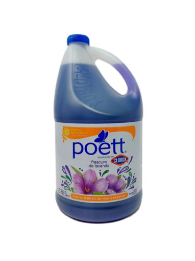 Imagen de DESINFECTANTE POETT MULTIESPACIOS AROMA LAVANDA 3785 ML