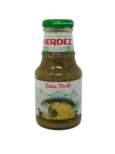 Imagen de SALSA MEXICANA VERDE HERDEZ BOTELLA 240 g 