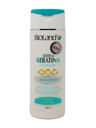 Imagen de ACONDICIONADOR BIOLAND ACEITE DE KERATINA LISOS SEDOSOS 400 ml 