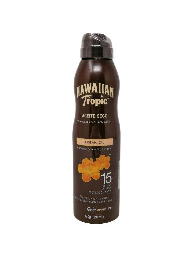 Imagen de PROTECTOR SOLAR HAWAIIAN TROPIC ACEITE SECO SPF EN AEROSOL  180 ml 