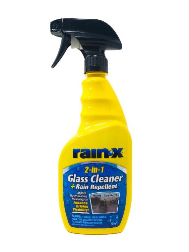 Imagen de LIMPIADOR RAIN-X 2 EN 1 DE VIDRIOS & REPELENTE DE AGUA SPRAY 680 ml 