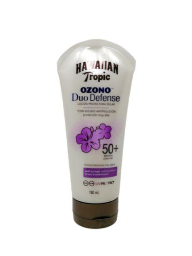 Imagen de PROTECTOR SOLAR HAWAIIAN TROPIC OZONO DUO DEFENSE SPF 50+  180 ml 