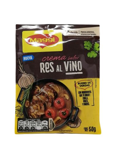 Imagen de CREMA MAGGI SABOR RES AL VINO 50 g 