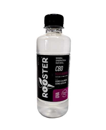 Imagen de BEBIDA ENERGÉTICA ROOSTER CERO AZÚCAR UVA 300 ml 