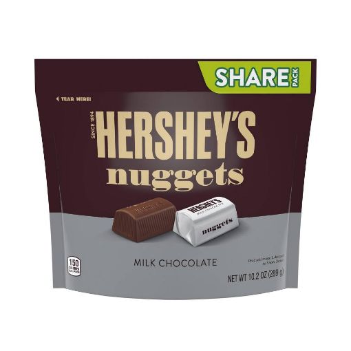 Imagen de CHOCOLATE HERSHEYS NUGGETS 289 g 