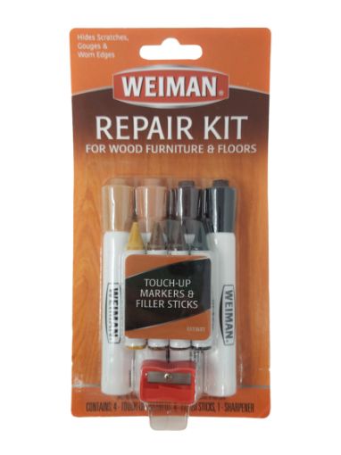 Imagen de KIT WEIMAN PARA RAYADURAS DE PISOS & MUEBLES DE MADERA 8.00 UND