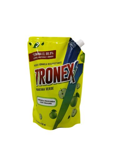 Imagen de DESINFECTANTE TRONEX AROMA MANZANA VERDE DOYPACK  750 ml 