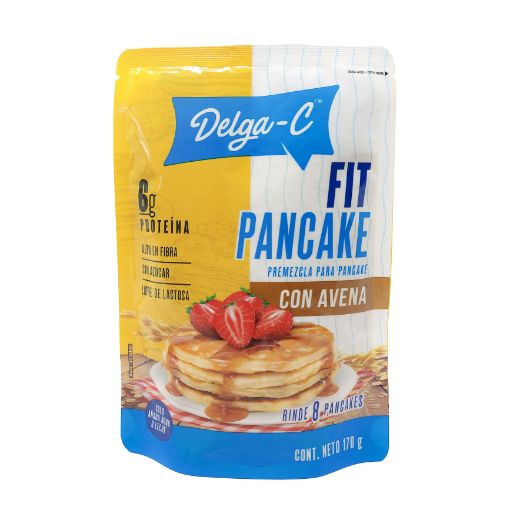 Imagen de PREMEZCLA PARA PANCAKE DELGA-C FIT CON AVENA 170 g 