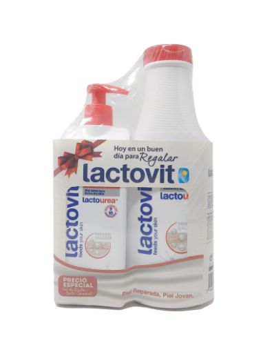 Imagen de OFERTA CREMA HUMECTANTE  LACTOVIT LACTOUREA 400 ML+GEL DE BAÑO LACTOUREA 600 ML PREC 