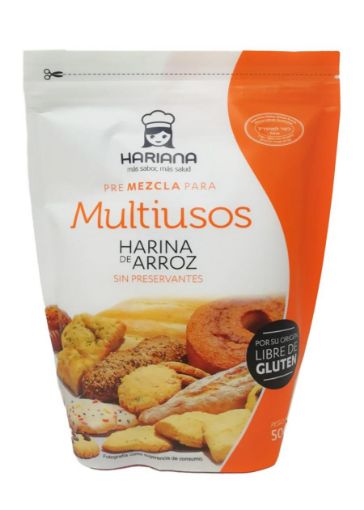 Imagen de PREMEZCLA HARIANA DE ARROZ MULTIUSOS SIN GLUTEN 500 g 