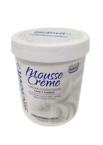 Imagen de CREMA HIDRATANTE LACTOVIT MOUSSE LACTOUREA PIEL NORMAL 250 ml 