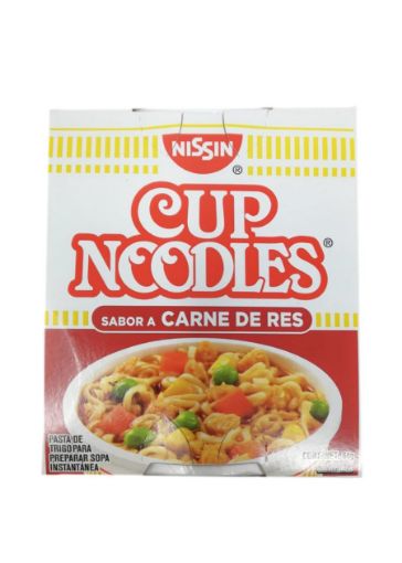 Imagen de SOPA INSTANTANEA NISSIN SABOR CARNE DE RES 64 g 