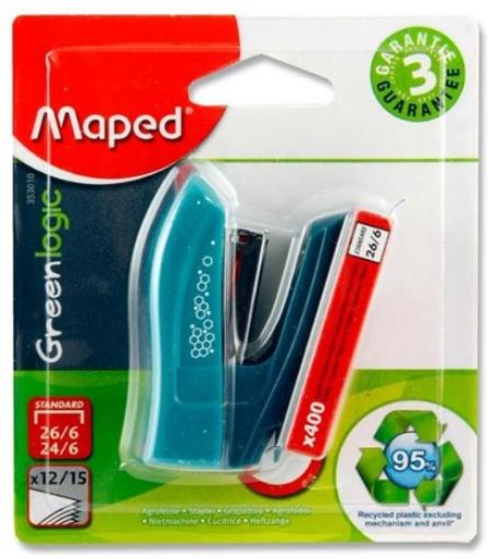 Imagen de ENGRAPADORA MAPED MINI GREENLOGIC COLORES BLIST X 1 530102 1.00 UND