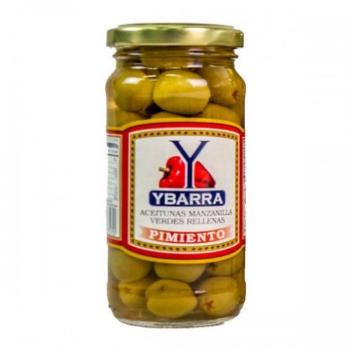 Imagen de ACEITUNA YBARRA VERDE RELLENA CON PIMIENTO 142.00 G