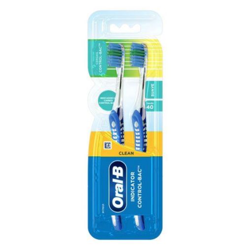 Imagen de CEPILLO DENTAL ORAL-B 7 BENEFICIOS CONTROL-BAC 2 und 