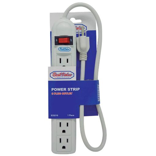 Imagen de REGLETA BEST VALUE DE 6 TOMAS BLANCA ( 33210 ) 