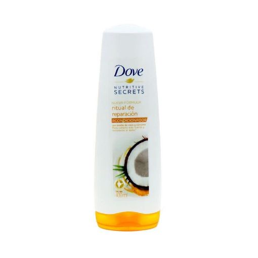 Imagen de ACONDICIONADOR DOVE RITUAL DE REPARACION CON ACEITE DE COCO & CURCUMA 400 ml 