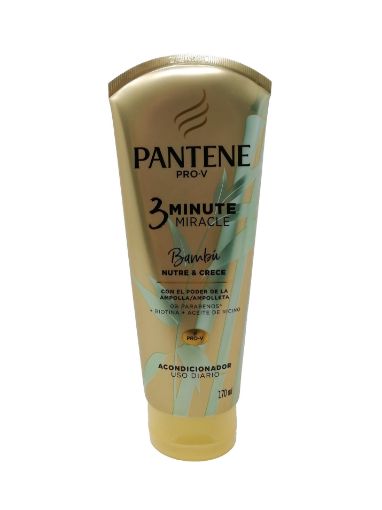 Imagen de ACONDICIONADOR PANTENE PRO-V 3 MINUTE MIRACLE BAMBU 170 ml 