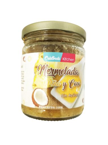 Imagen de MERMELADA CRISTINAS KITCHEN DE PIÑA & COCO SIN AZÚCAR 230,00 g 