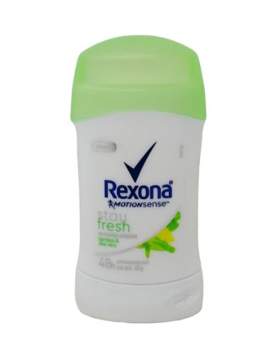 Imagen de DESODORANTE REXONA MOTIONSENSE STAY FRESH BAMBOO & ALOE VERA PARA MUJER EN BARRA 50.00 G