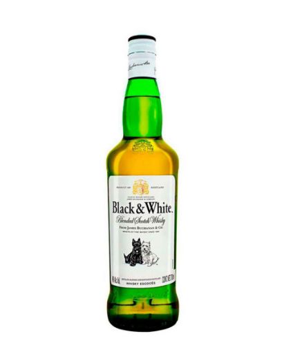 Imagen de WHISKY BLACK & WHITE ESCOSES 700 ml 