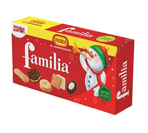 Imagen de GALLETA POZUELO FAMILIA NAVIDAD 366 g 