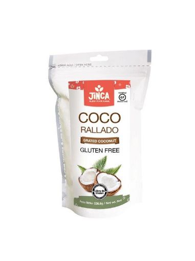 Imagen de COCO RALLADO JINCA FOODS SIN GLÚTEN 227 g 