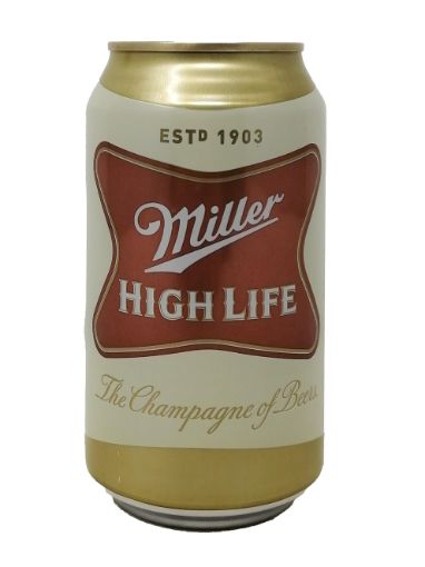Imagen de CERVEZA MILLER HIGH LIFE LATA 355 ml 