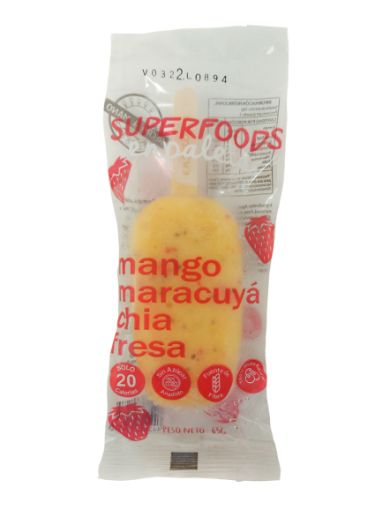 Imagen de HELADO ENPALETA GELATO SUPERFOOD MANGO MARACUYA CHIA FRESA 75 G