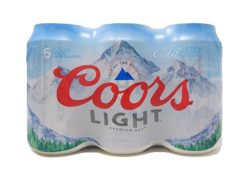 Imagen de CERVEZA COORS LIGHT LATA 354 ML 6 UND 2124 ml 