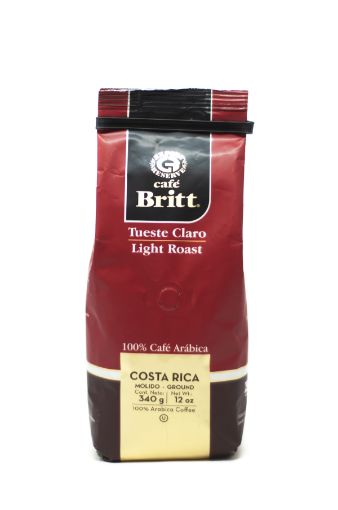 Imagen de CAFÉ BRITT TUESTE CLARO MOLIDO 340 G