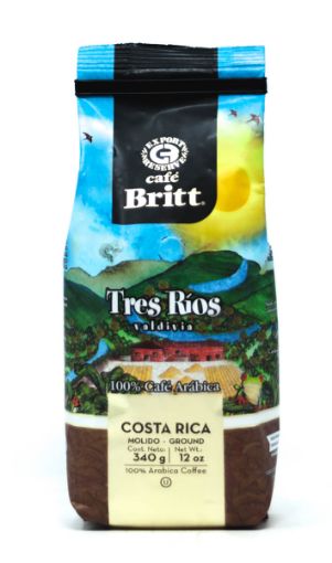 Imagen de CAFÉ BRITT TRES RIOS VALDIVIA MOLIDO 340 G